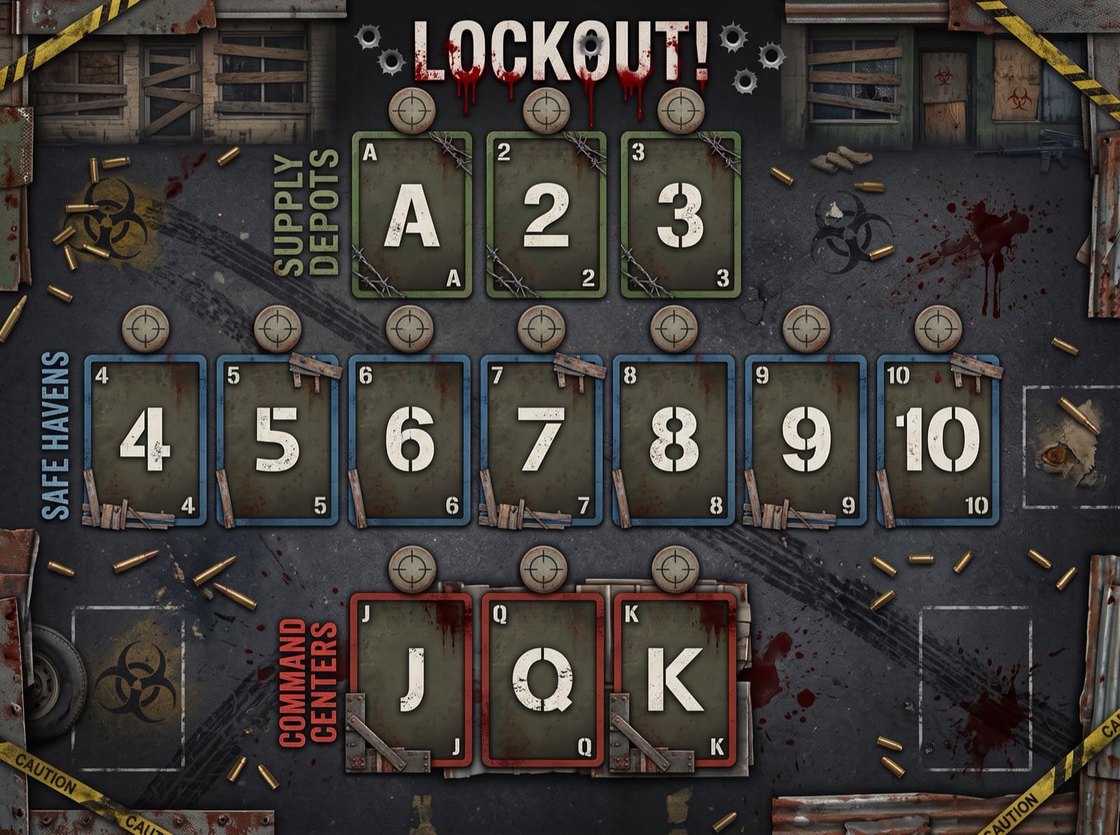 Zombie Apocalypse board concept
